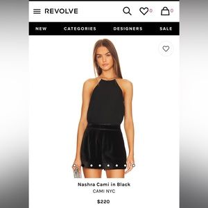 Cami NYC Nashra Cami in black